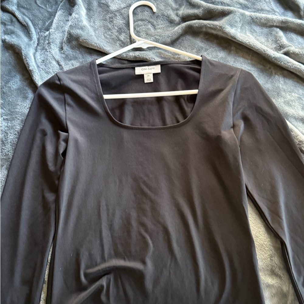 Black Long Sleeve Top